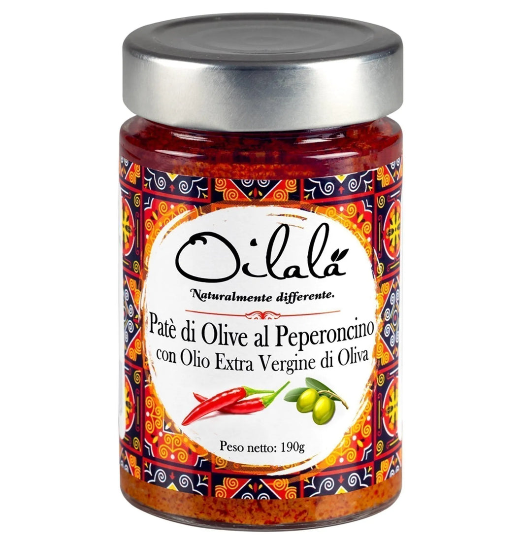 Hot Peppers and Olives Spread with EVOO 190g